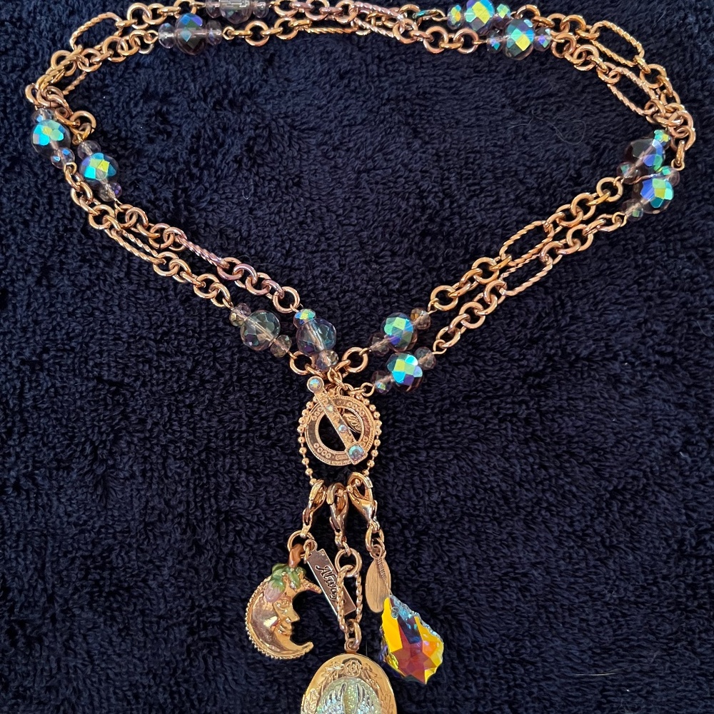 Vintage Kirks Folly I Remember You By Heart Locket Necklace